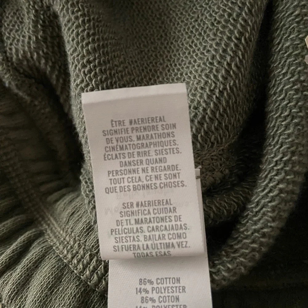 Aerie Women’s Olive Green Cotton Blend Sweatpants Size XS